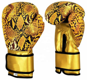 Guantes de boxeo de cuero con estampado personalizado profesional, equipo de perforación pesado para entrenamiento, equipo de artes marciales al por mayor - Product Image 6