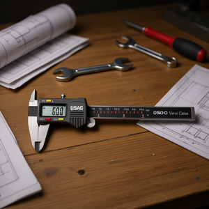 Calibrador Digital Vernier USAG 1/100, Sensor de Medición de Posición Lineal y Angular para Mediciones de Precisión - Product Image 3