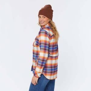 Veste longue à carreaux pour femmes-Élégante, chaude et parfaite pour la superposition pendant les aventures en plein air d'automne et d'hiver - Product Image 3