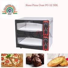 Horno de pizza de piedra comercial 12x12x3 pulgadas de doble cubierta PO 112 STN DBL calidad superior profesional directo del fabricante - Product Image 4