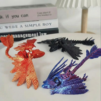 Modèle de dinosaure en plastique imprimé en 3D, Archaeopteryx, dragon volant à plumes, pterosaure, articulations mobiles, simulation, vente en gros