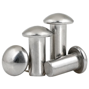Rivets en acier inoxydable 304, rivets solides, rivets ovales, rivets à tête ronde - Product Image 1