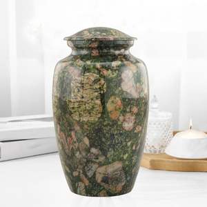 Urnes de crémation souvenir noir pour cendres humaines urne de crémation souvenir en métal cendres urne commémorative artisanale taille personnalisée funéraire - Product Image 4