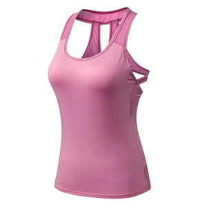 Camisetas sin mangas personalizadas para mujer al por mayor, ropa deportiva transpirable de secado rápido, ligera, informal, para yoga, entrenamiento, ropa de verano - Product Image 4
