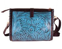 Bolso de hombro de cuero genuino Vintage de diseñador para mujer, forro de algodón hecho a mano, bolso único de verano con estilo para mujer, Primavera