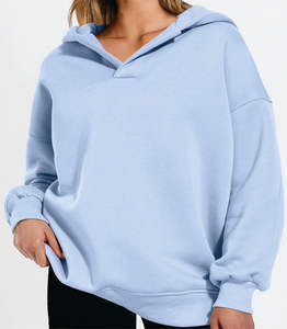 เสื้อฮู้ดและสเวตเตอร์ถักแบบลำลองของผู้หญิงคอลเลกชั่นซิปคอปกปักลายสำหรับฤดูหนาวใส่สบายทุกโอกาส ODM - Product Image 2