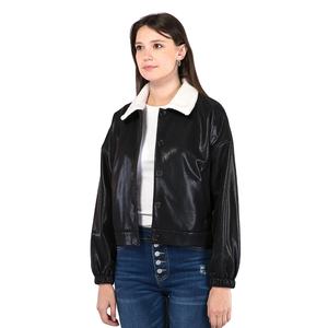 Chaqueta de Invierno y Otoño para Mujer, Acolchada, Transpirable, de Cuero Genuino, Tejida, Estilo Urbano, Tallas Grandes, con Talla Personalizable - Product Image 5