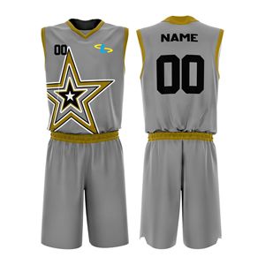 Maillots de basket-ball personnalisés, 100% polyester respirant, dernier style, meilleure qualité, ensembles de maillots de basket-ball - Product Image 5