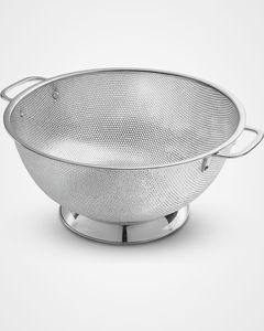 Stainless steel <b>colander</b> for kitchen use with minimal style build easy cleaning heat safe fine mesh <b>strainer</b> daily cooking - Product Image 6
