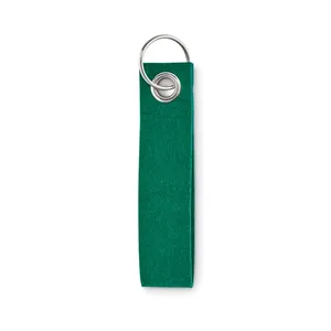 Porte-clés et mousqueton promotionnels en feutre RPET écologique SUORA - Product Image 6