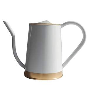 Bidon d'eau de style luxe unique avec long bec en bois arrosoir blanc pour enfants arrosoir de fleurs pour le jardinage à la maison - Product Image 5