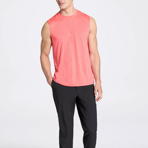 Débardeur de gym pour hommes OEM chemise sans manches en coton respirant avec logo d'été personnalisé pour l'image de marque et l'utilisation d'une marque de distributeur - Product Image 5