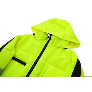 เสื้อผ้าทำงานฤดูหนาวคุณภาพสูงระดับพรีเมียม บริการ OEM ใหม่ ผลิตจากโพลีเอสเตอร์ ระบายอากาศได้ดี สะท้อนแสง ปลอดภัยสำหรับงานก่อสร้าง - Product Image 3