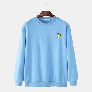 Material térmico de alta calidad para hombre de nuevo fabricante 100% algodón diseño sólido patrón bordado sudaderas de moda - Product Image 3