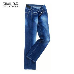 Jeans de Mezclilla para Mujer, Corte Recto, Sostenibles, Personalizables (OEM), de Secado Rápido, Cintura Alta, Spandex/Algodón, Ajuste Holgado, Diseño Moderno y Elegante - Product Image 6