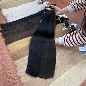 Extension de cheveux de luxe vietnamienne prête à expédier trame de cheveux humains produit capillaire Premium à double tirage - Product Image 1