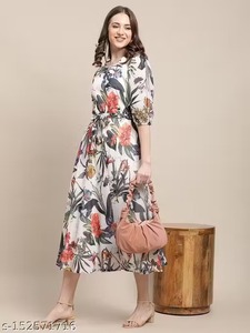 เดรสยาวทำจากผ้าฝ้ายแบบบล็อกด้วยมือสไตล์อินเดียชุดของขวัญแต่งงานเจ้าสาวแบบมีเอกลักษณ์ชุดใส่ในฤดูร้อนชุดเดรสพิมพ์ลายดอกไม้ของขวัญสำหรับเธอลดราคา - Product Image 4