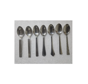 Cuchara de postre de acero de alta calidad para manualidades, juego de cubiertos, cuchara de té para postre, cuchara de plata para cubiertos - Product Image 3