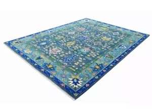 พรมถักปมด้วยมือคุณภาพสูงขนสัตว์สไตล์ตุรกีพรมผ้าไหมสำหรับปิกนิกห้องนอนตกแต่งบ้านทุกห้อง - Product Image 2