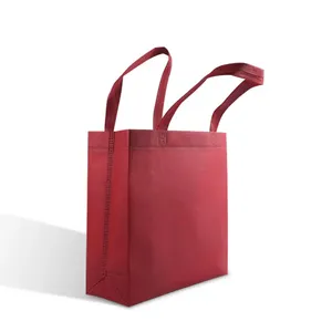 Sac fourre-tout d'épicerie réutilisable pliable à transport personnalisé sac à provisions non tissé sac non tissé réutilisable avec logos - Product Image 4