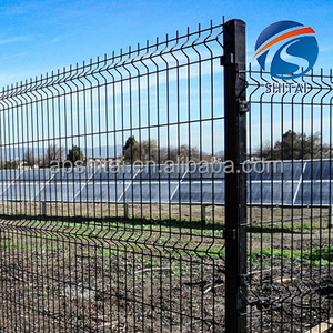 Hot bán nhà máy giá cong kim loại hàng rào Bảng điều chỉnh không thấm nước 3D VƯỜN hàng rào vuông Bài hàn tam giác Uốn 3D hàng rào cho nhà máy - Product Image 3