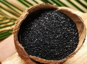 Charbon actif granulaire de noix de coco Agent auxiliaire chimique minéral granulaire traitement de l'eau de granule noir à base de coquille de noix de coco - Product Image 2