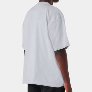 T-shirt surdimensionné Street Fashion T-shirt personnalisé 100% coton T-shirt à épaules tombantes Logo personnalisé T-shirt surdimensionné - Product Image 5