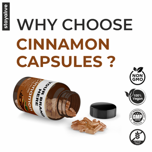 100% แคปซูลอบเชยธรรมชาติคุณภาพสูง | เปลือกอบเชย P: ผง | เครื่องเทศและสมุนไพร | (60,90,120แคปซูล) - Product Image 4