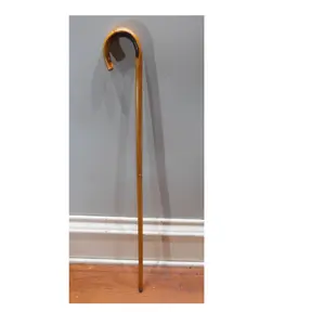 Wooden walking stick for elderly people hiking camping walks and support walking travel stick hot selling