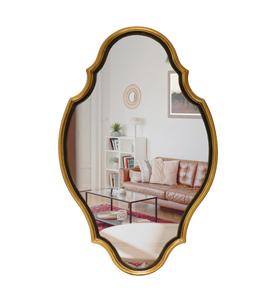 Miroirs muraux décoratifs ovales modernes de luxe Conception de cadre en métal en verre pour la décoration intérieure Salle de bain Salon Couloir. - Product Image 4