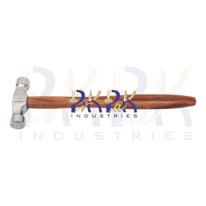 Marteau de planage Designer ou petite texture Longueur de la tête 92mm Diamètre de la face 19mm Visage texturé sur un côté marteau de bijouterie pour le travail des métaux - Product Image 3