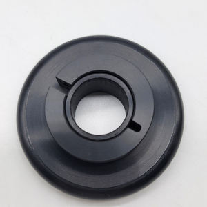 Rodillo de cuello de tornillo único de alto rendimiento para transportador de vidrio Polímero negro - Product Image 4