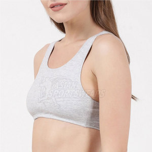 Seamless Breathable Athletic Fitness <b>Bra</b> with High Support Front Logo Eco-Friendly Material for Yoga & Daily Comfort Wear - Product Image 2