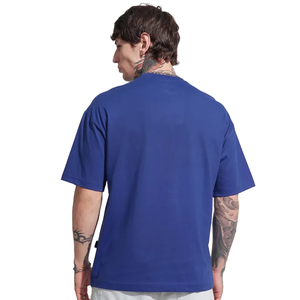 2025 Camiseta de punto de algodón 100% de alta calidad con estampado de Hip Hop para hombre de talla grande con logotipo frontal posición - Product Image 4