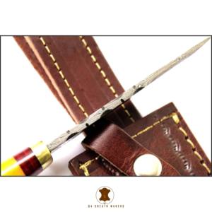 7.5 "ยอดนิยมขายดีมีดด้ามไม้ดามัสกัสแฮนด์เมดใช้ในครัวด้ามหางหนู - Product Image 3