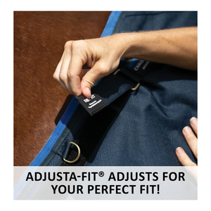 พรมปูพื้นม้ากันน้ำพร้อมสายรัดและหัวเข็มขัดแบบปรับแต่งได้ทันสมัยพรมแบบพับได้สำหรับฤดูหนาว - Product Image 4