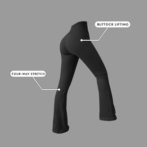 Venta caliente señoras gimnasio Fitness ropa transpirable sin costuras Yoga traje conjunto hecho de Spandex poliéster patrón sólido - Product Image 6