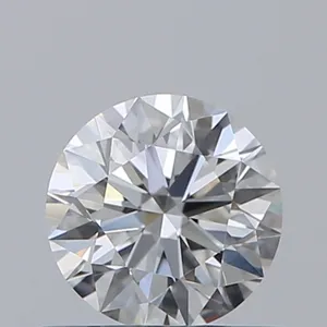 Sentetik beyaz elmas F renk yuvarlak parlak kesim VVS2 netlik elmas toptan fiyat 0.50 karat boyutu Lab oluşturulan Diamonds