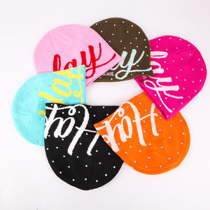 Bonnet en tricot extensible unisexe, bonnet d'hiver confortable, approvisionnement en vrac - Product Image 1