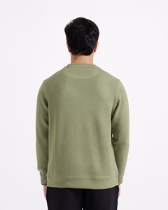 Custom Crewneck Sweatshirt Unisex Heavyweight Cotton Oversized 350gsm <b>Fleece</b> LOGO Long Sleeve Sweat Shirts <b>Thick</b> <b>Fleece</b> Blank - Product Image 3