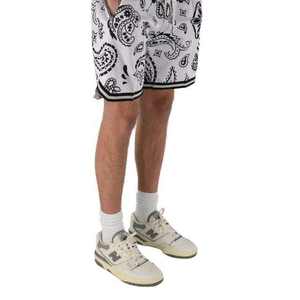 Pantalones cortos de verano para hombre, novedad, malla blanca personalizada, sublimación corta, patrón sólido, cierre de cordón, gran oferta, calle - Product Image 4