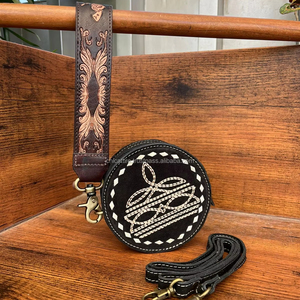 Boot Stitch Suede Leather Crossbody Monedero Cambio Almacenamiento Cartera de viaje Organizador Auricular Lipstick Sling Mujeres Titular de la tarjeta - Product Image 3