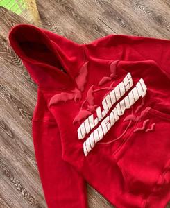 Sweat à capuche imprimé de logo personnalisé pour hommes meilleure qualité pull-over de grande taille 100% sweat à capuche imprimé de coton pour hommes et femmes - Product Image 3