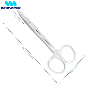 Ciseaux de podologie en acier inoxydable de haute précision, lame courbée, coupe-ongles épais pour les professionnels des soins des pieds et de la pédicure - Product Image 3