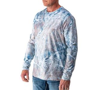 เสื้อแขนยาวสำหรับตกปลาผ้าสแปนเด็กซ์กันน้ำ88% 12% โพลีเอสเตอร์ผ้าสแปนเด็กซ์ออกแบบได้ตามต้องการ - Product Image 3