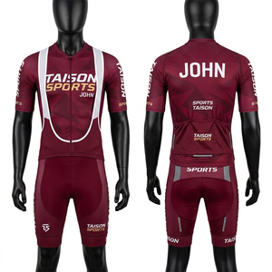 Uniforme de Ciclismo Premium para Hombre, 180 GSM, Poliéster, Degradado Rosa, Diseño con Paneles Transpirables, Logotipo Personalizado por Sublimación - Product Image 3