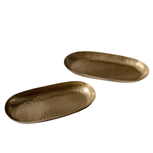 Ramadán, bandeja especial decorativa para el hogar, forma de luna creciente, Color plateado, hecho a mano, diseñador, aspecto elegante, bandeja de exhibición de comida de Metal - Product Image 5