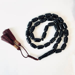 Chapelet islamique en ambre de la Baltique, couleur ambre cerise, Misbaha - Product Image 5