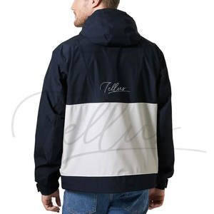 Chaquetas Impermeables con Capucha para Hombre Más Vendidas - Resistentes al Agua y al Viento, Logotipo Frontal, Material de Poliéster/Nailon de Alta Calidad - Product Image 3