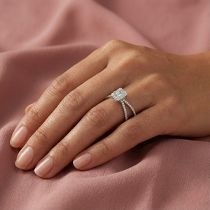 Best-selling Trendy Latest Exaggerated Shiny Bling Design Fine Jewellery 18k White Gold Natural Diamond Classic Wedding - Product Image 3